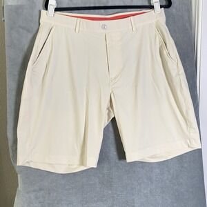 Redvanly Hanover Short 9" Macadamia Size Large golf Short